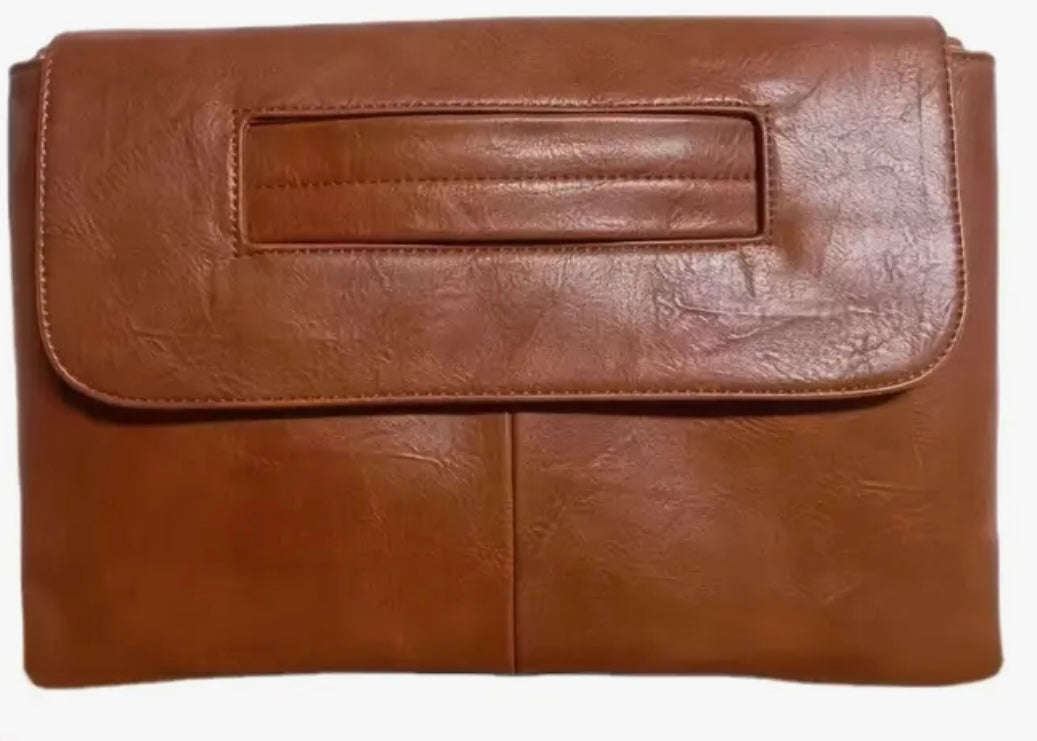 Brown Leather Handbag