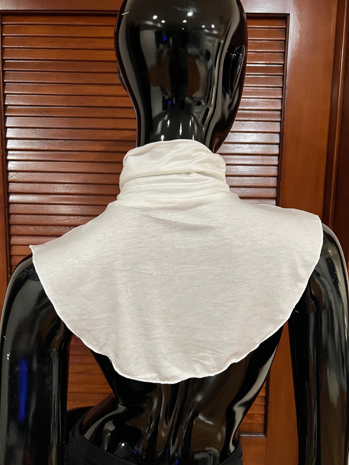 Detachable Faux Collar in White