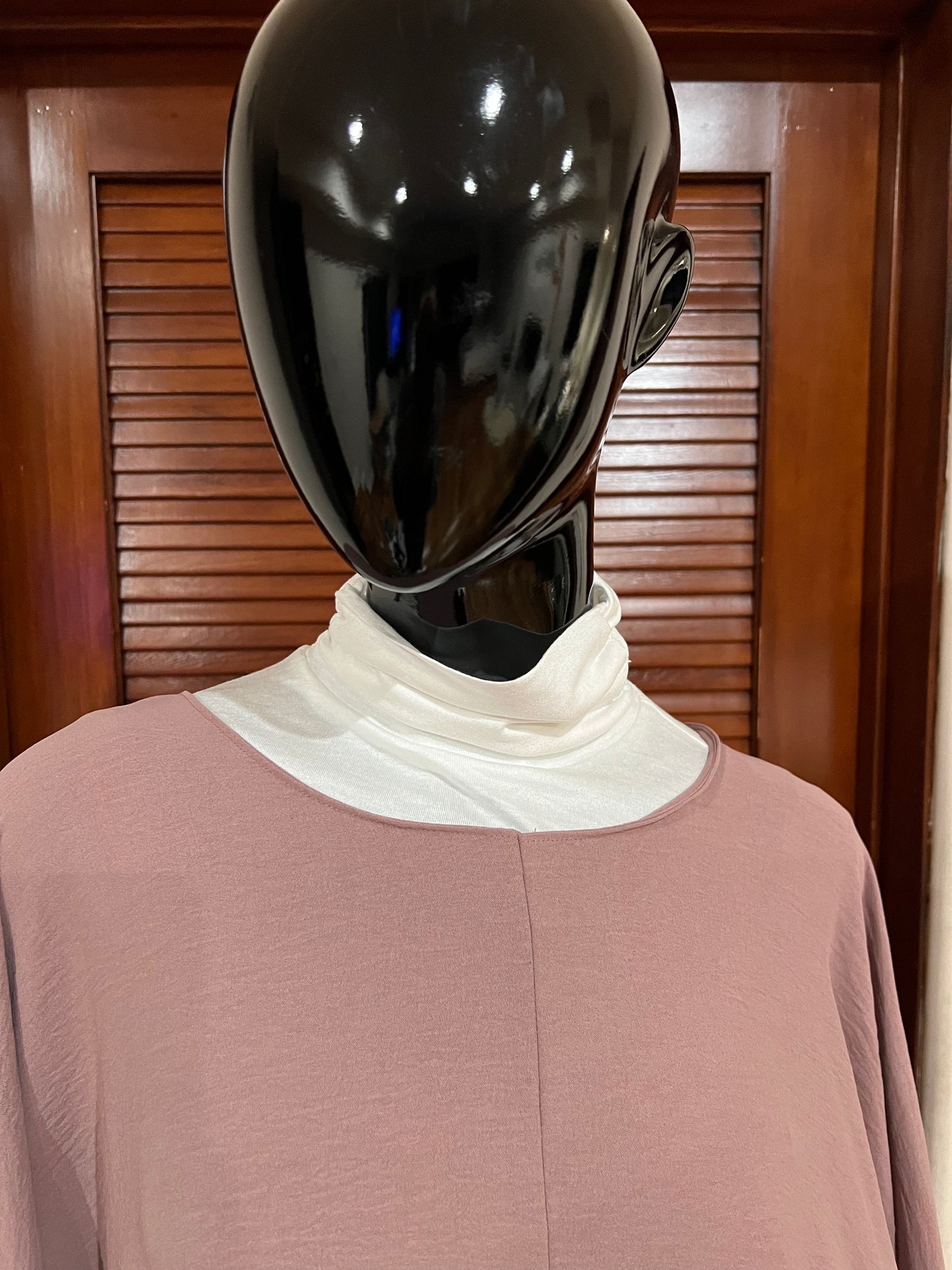 Detachable Faux Collar in White