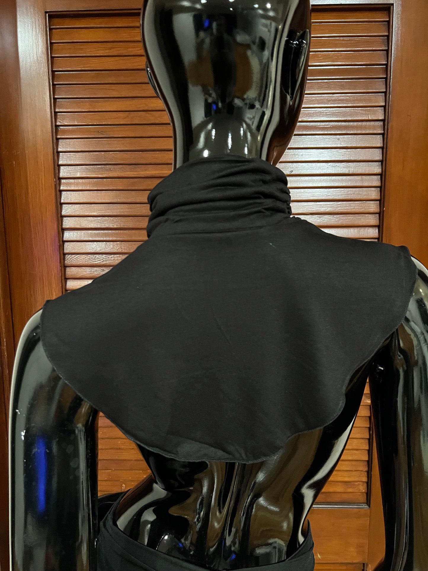 Detachable Faux Collar in Black