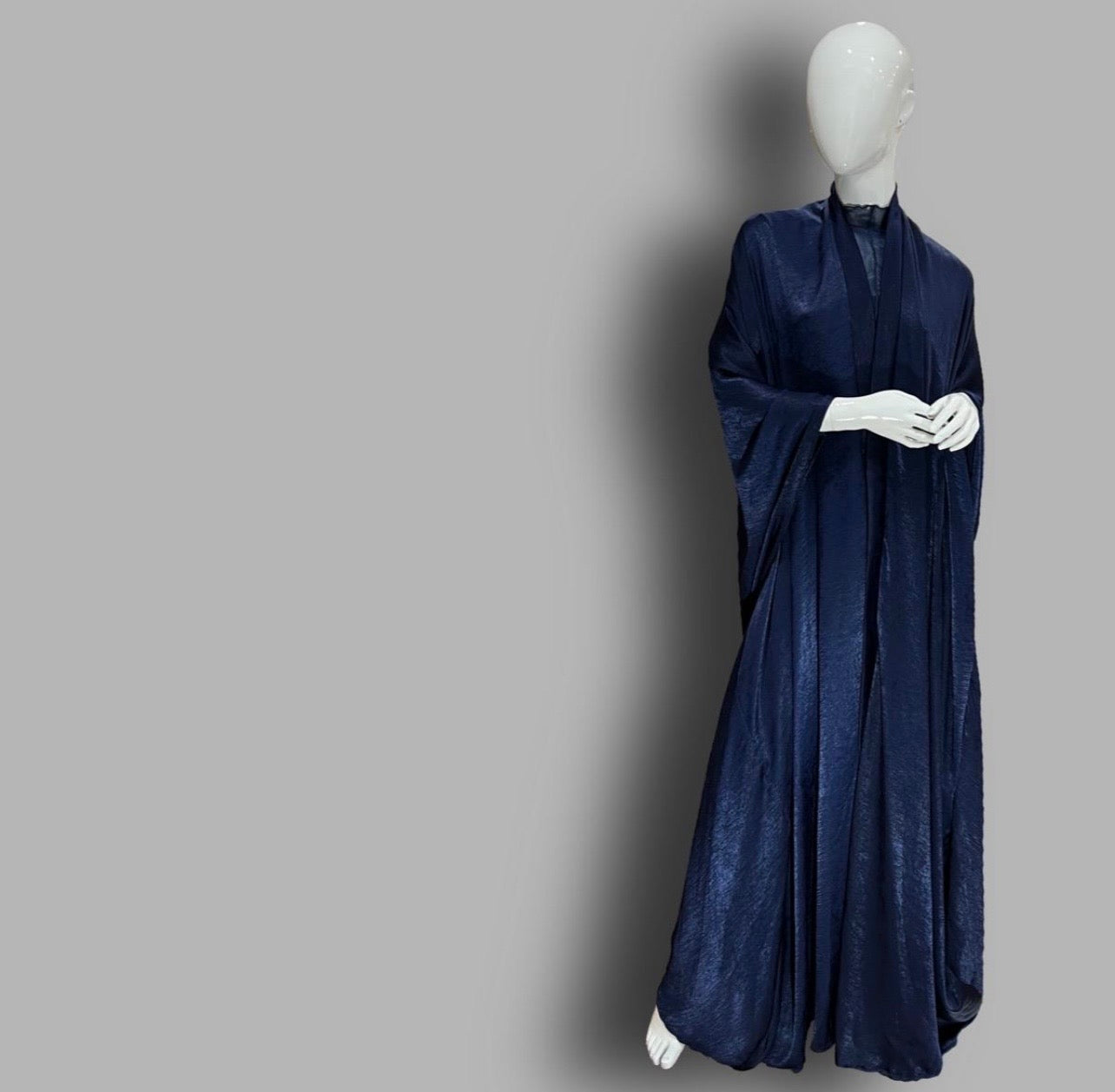 Criss Cross Back Kimono in Midnight Blue
