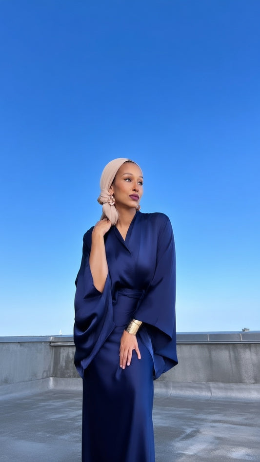 “Laila” Set in Midnight Blue