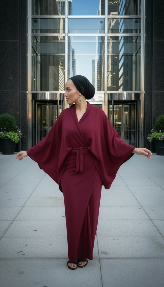 The “Dia” Set in Maroon