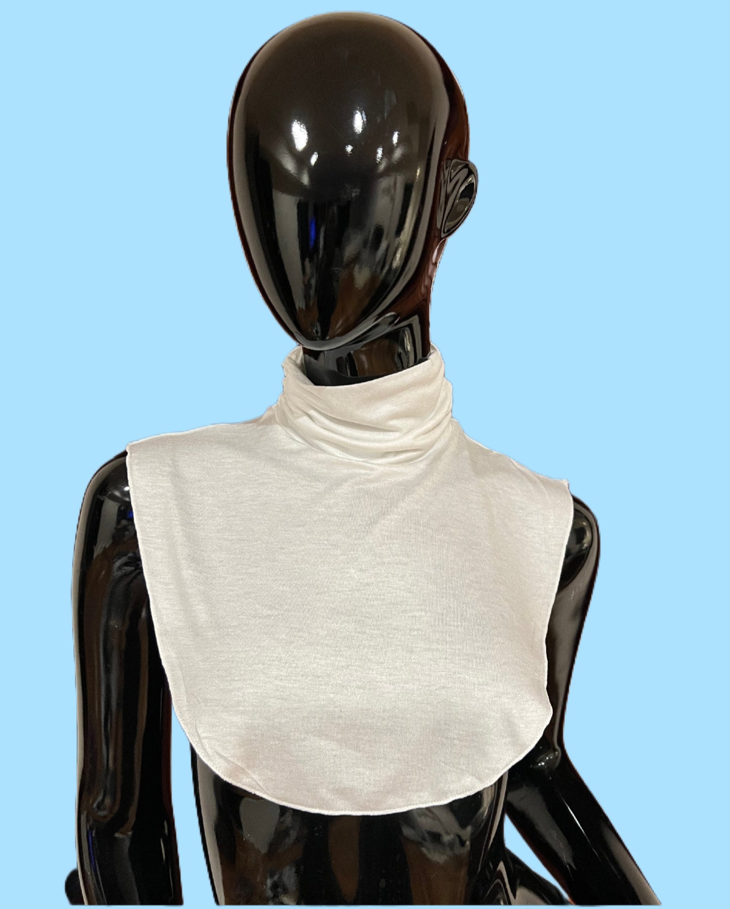 Detachable Faux Collar in White