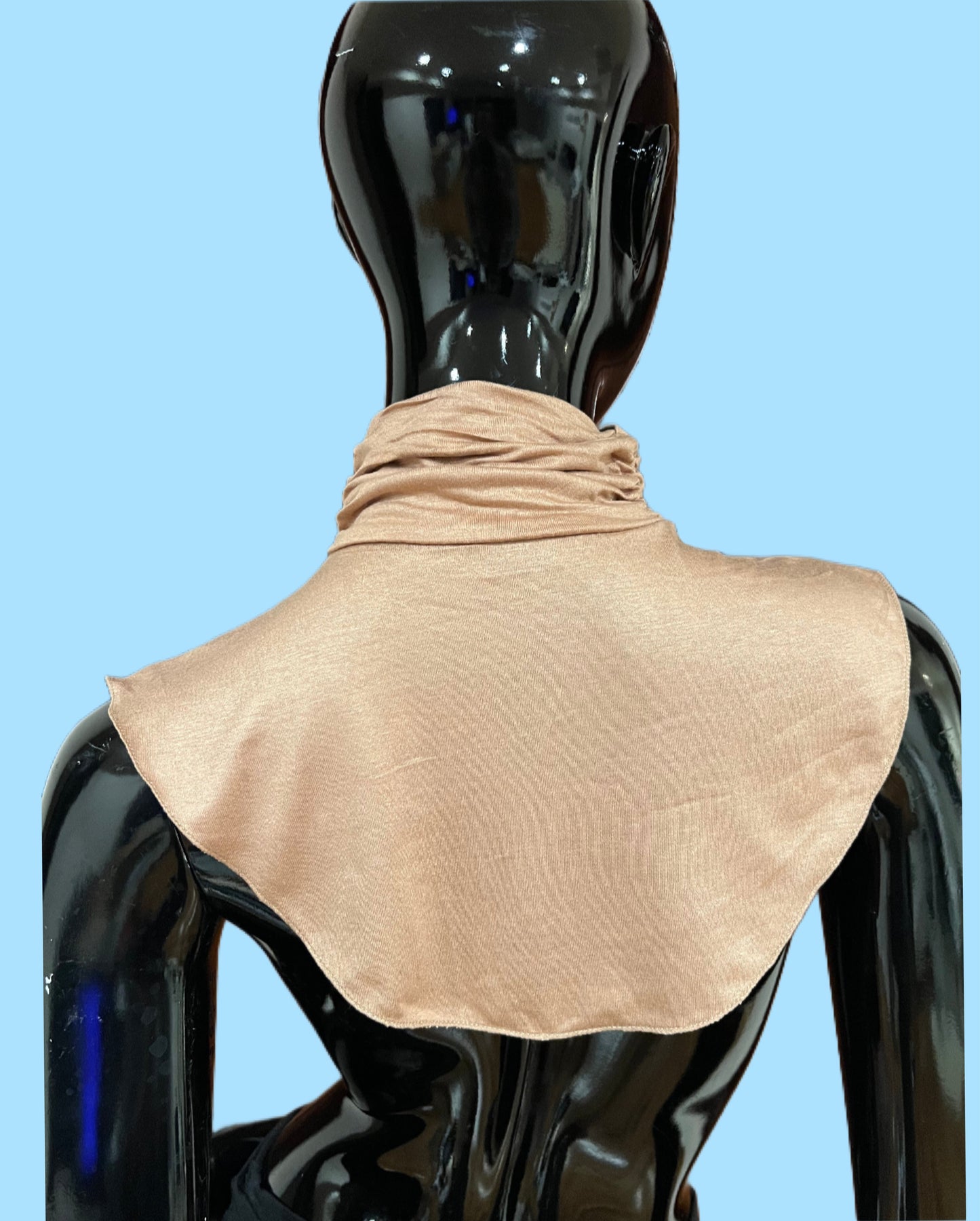 Detachable Faux Collar in Camel