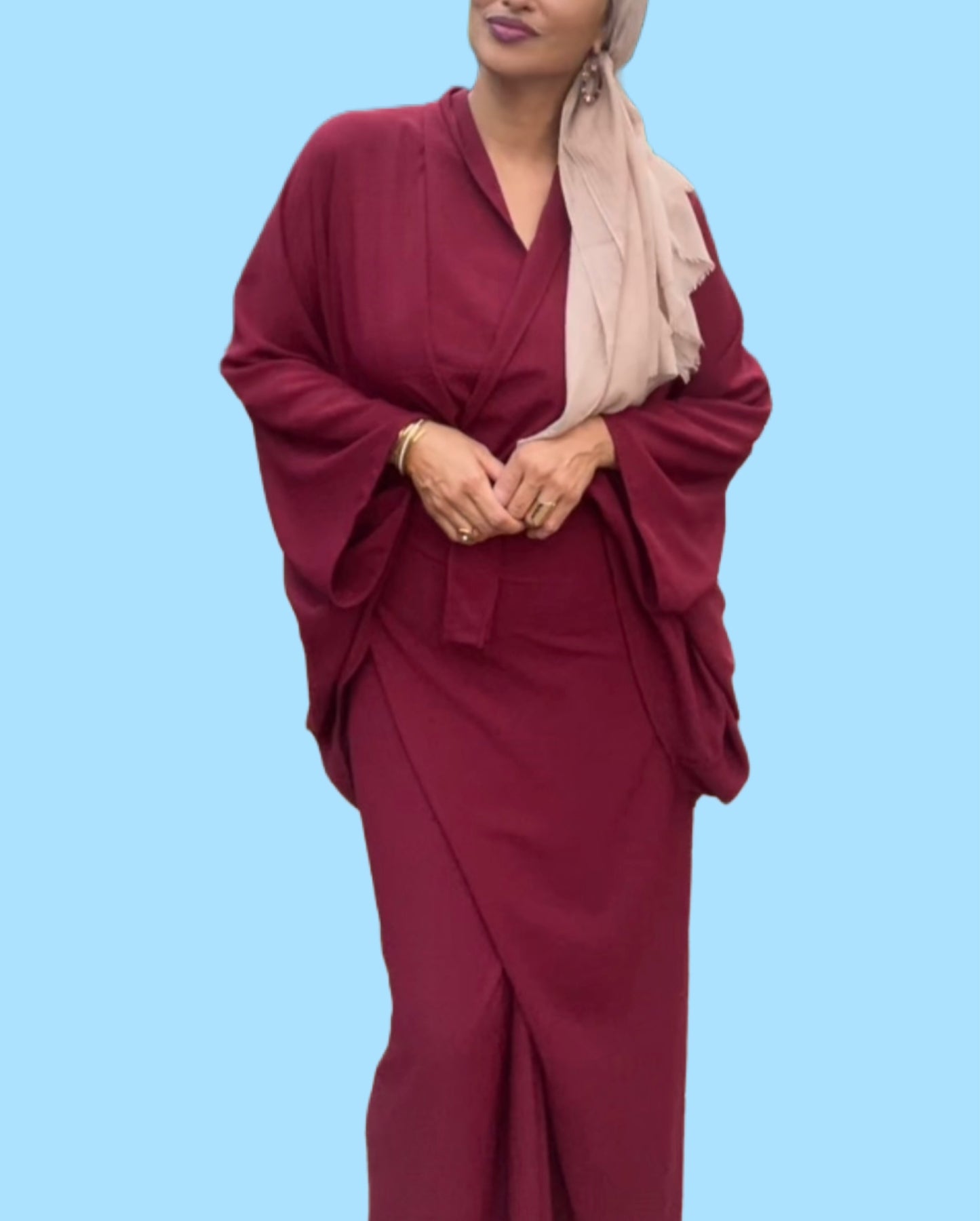 The “Dia” Set in Maroon