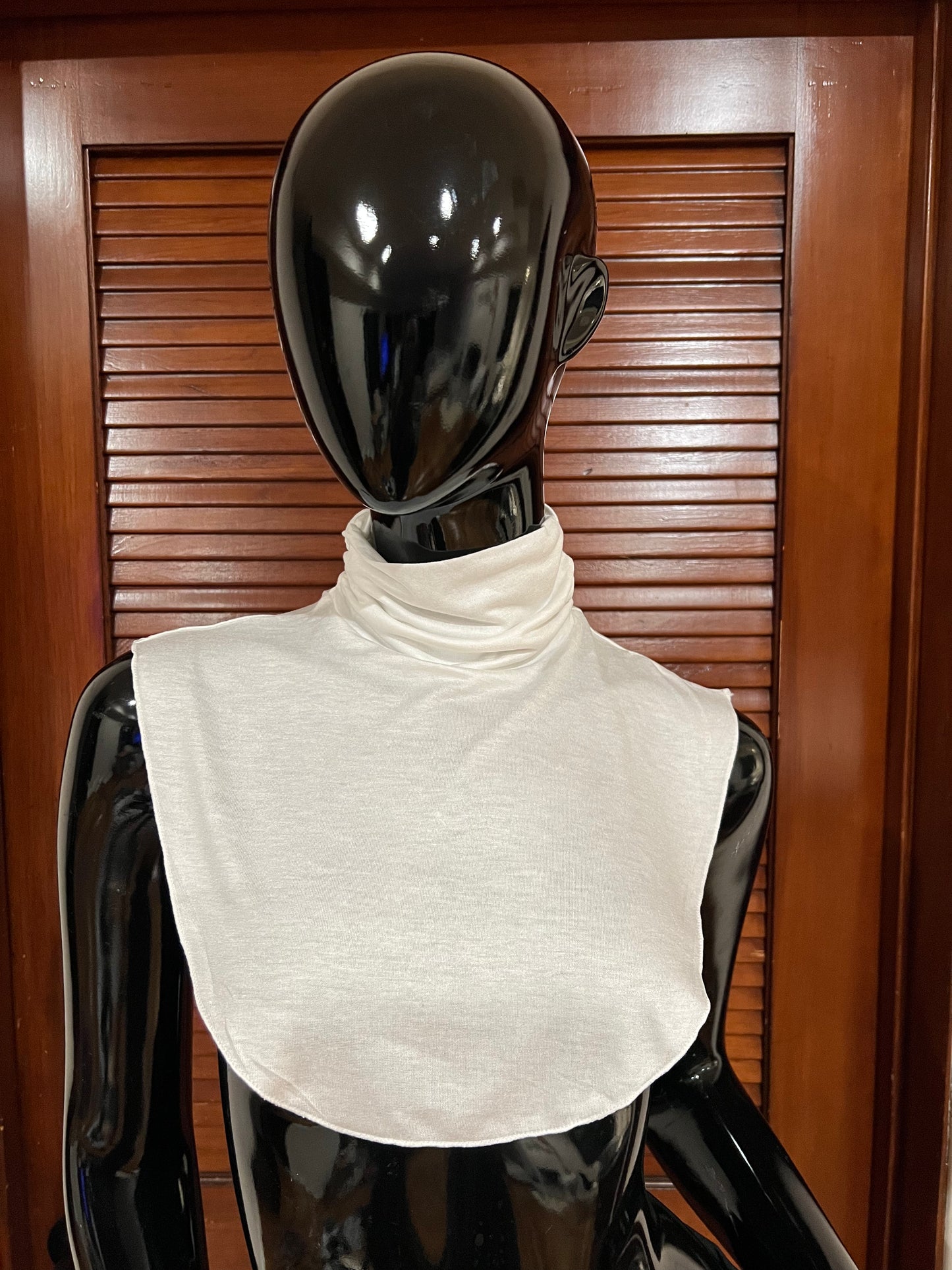 Detachable Faux Collar in White