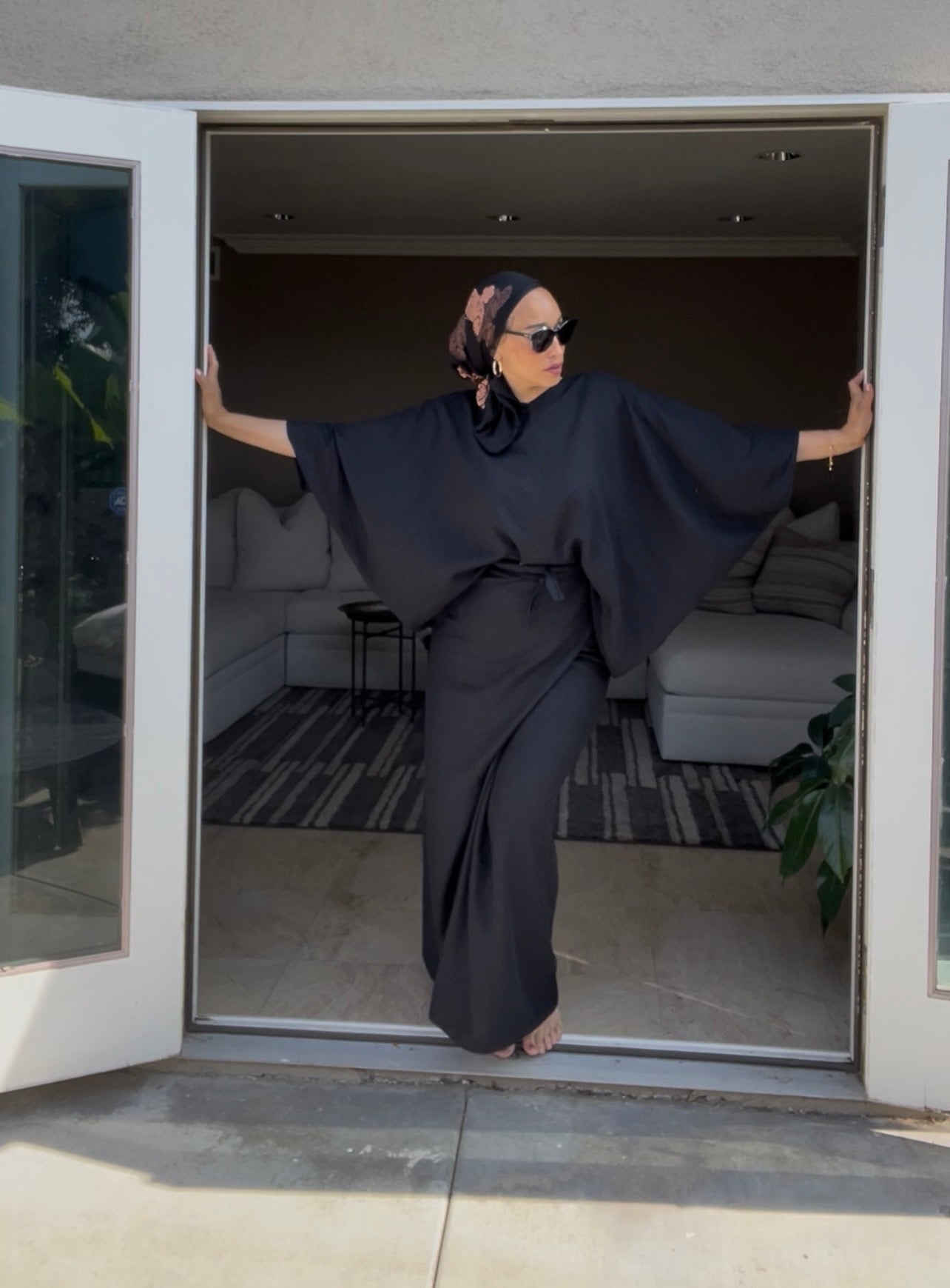 The Essential Black Linen Set