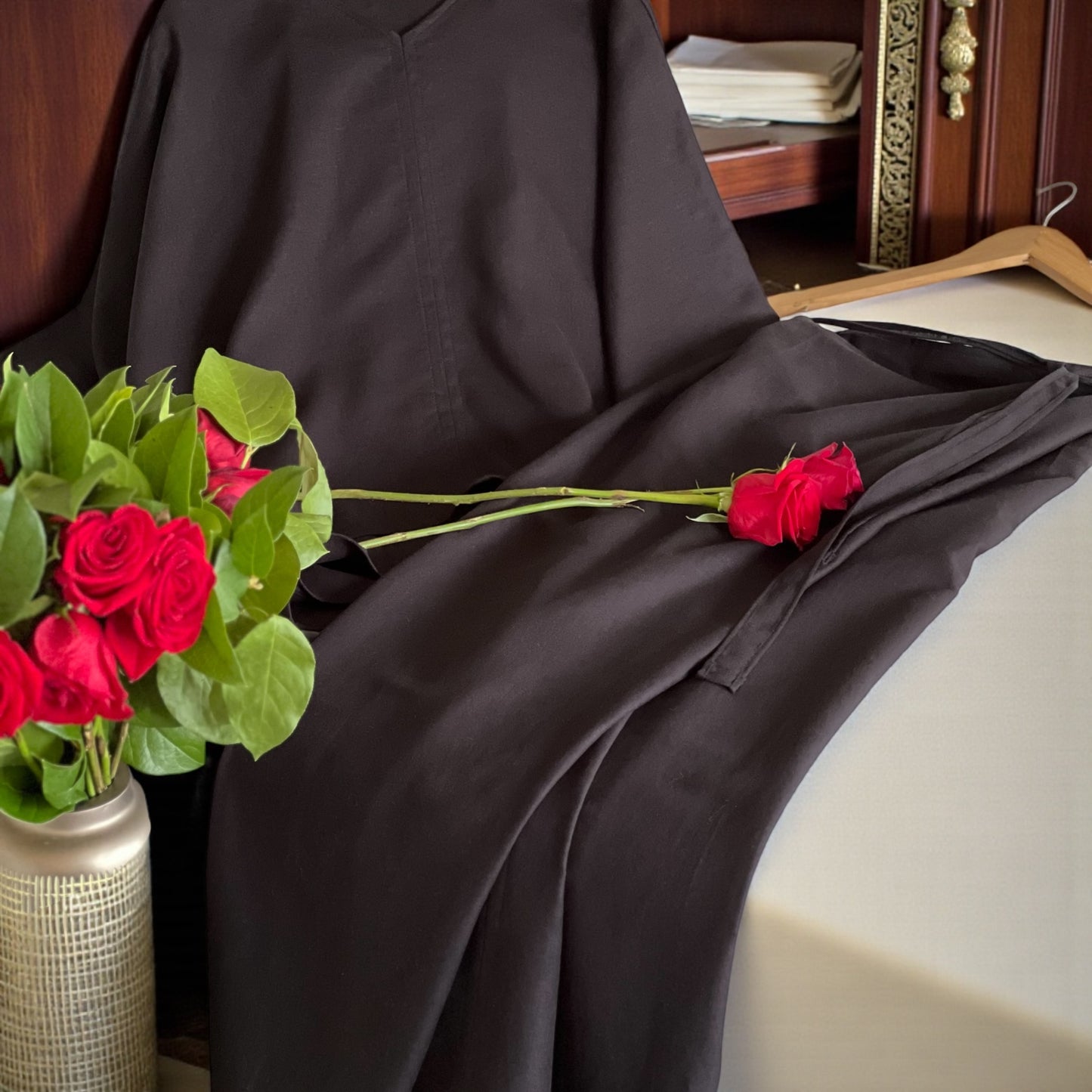 The Essential Black Linen Set