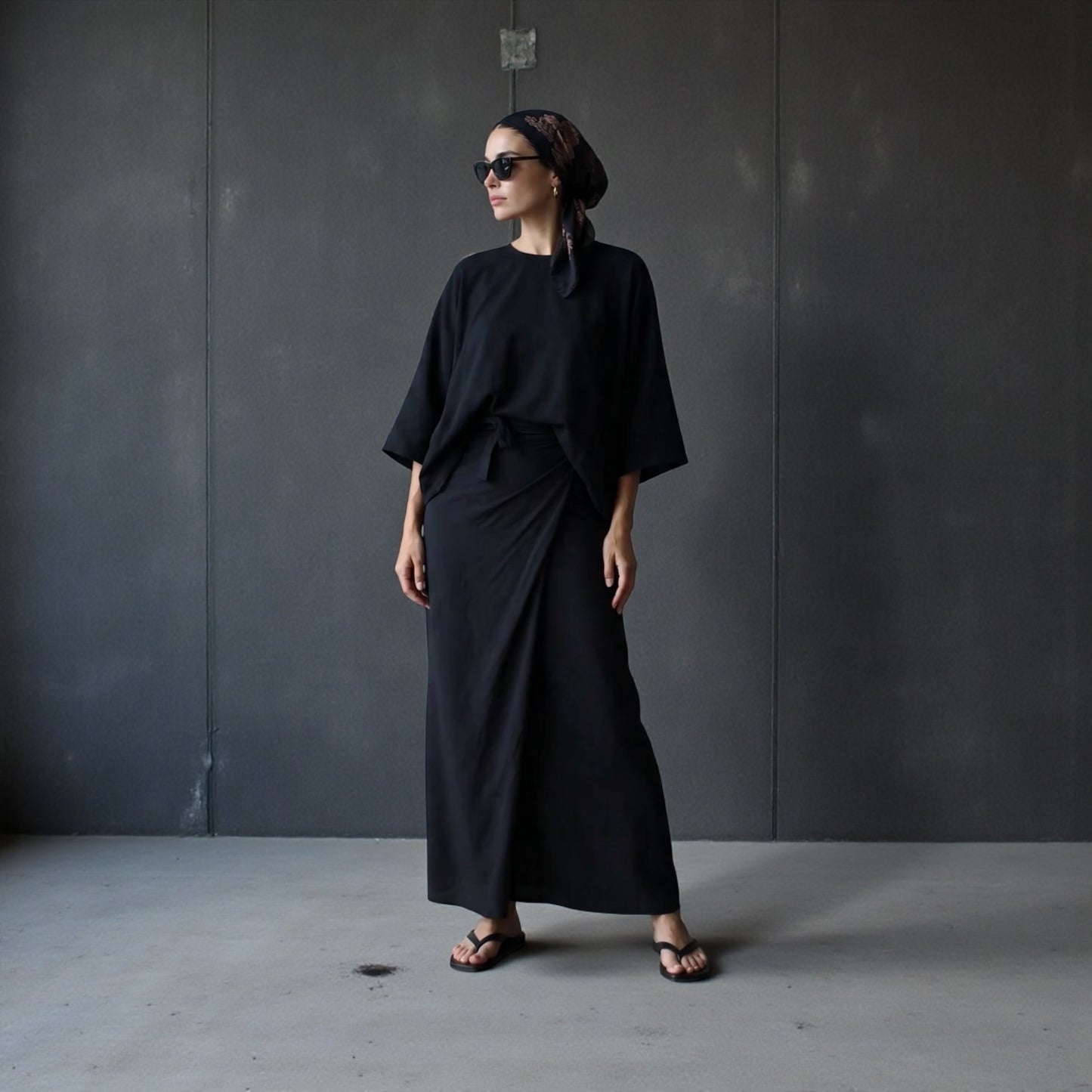 The Essential Black Linen Set